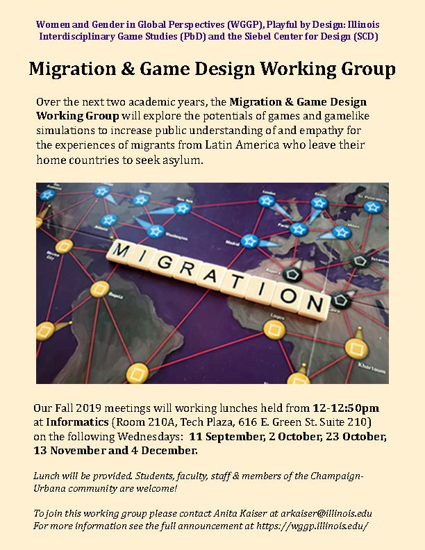 Migration game design poster