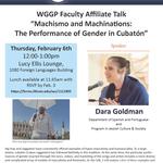Dara Goldman Faculty Affiliate Lecture Feb 6 2020