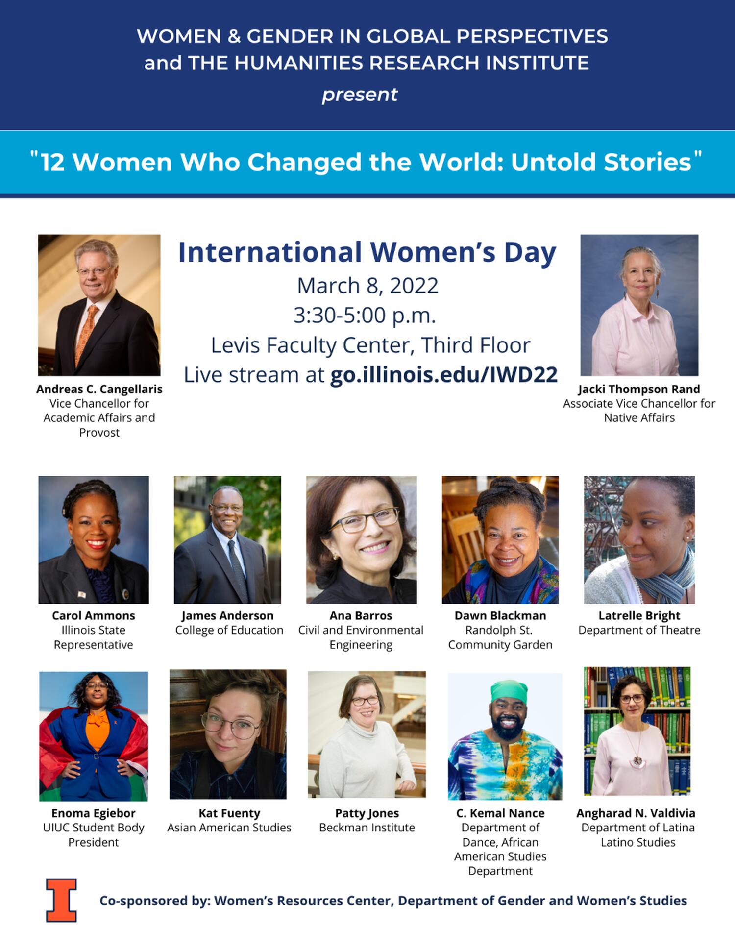 International Women's Day 2022 list + photos of speakers