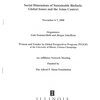 2008 social dimensions on biofuels