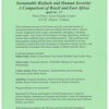 2009 sustainable biofuels and human security