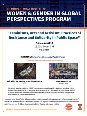 Panel on "Feminisms, Arts and Activism